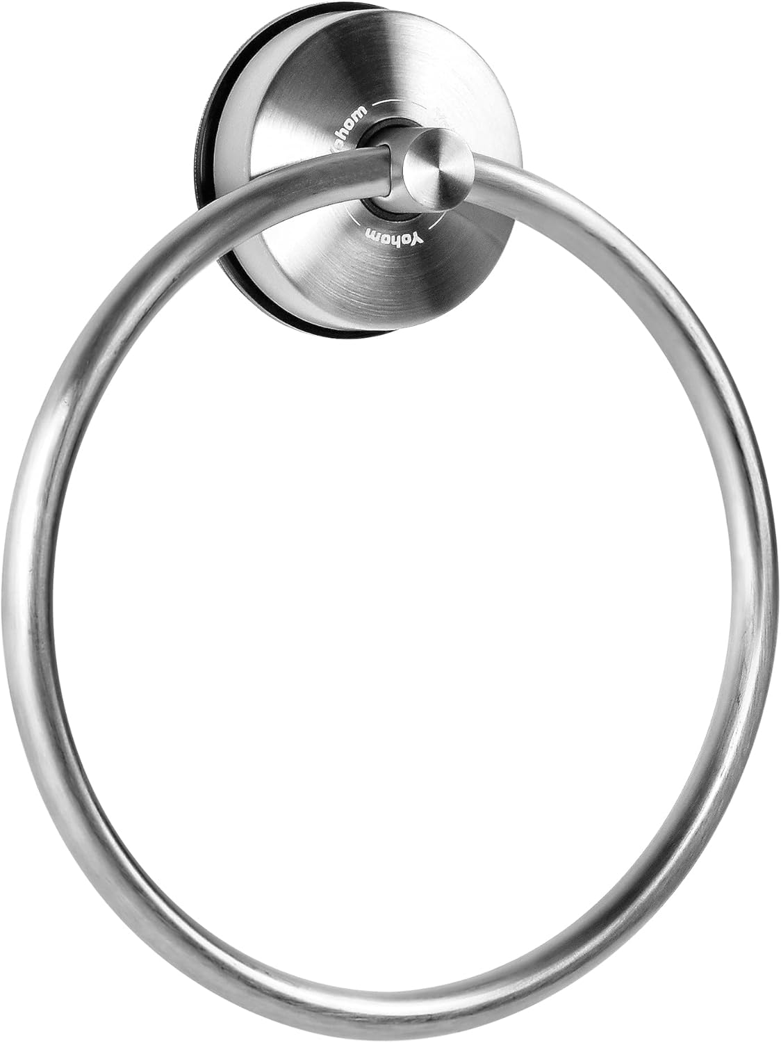 Handtuchring mit Saugschraube, Silber