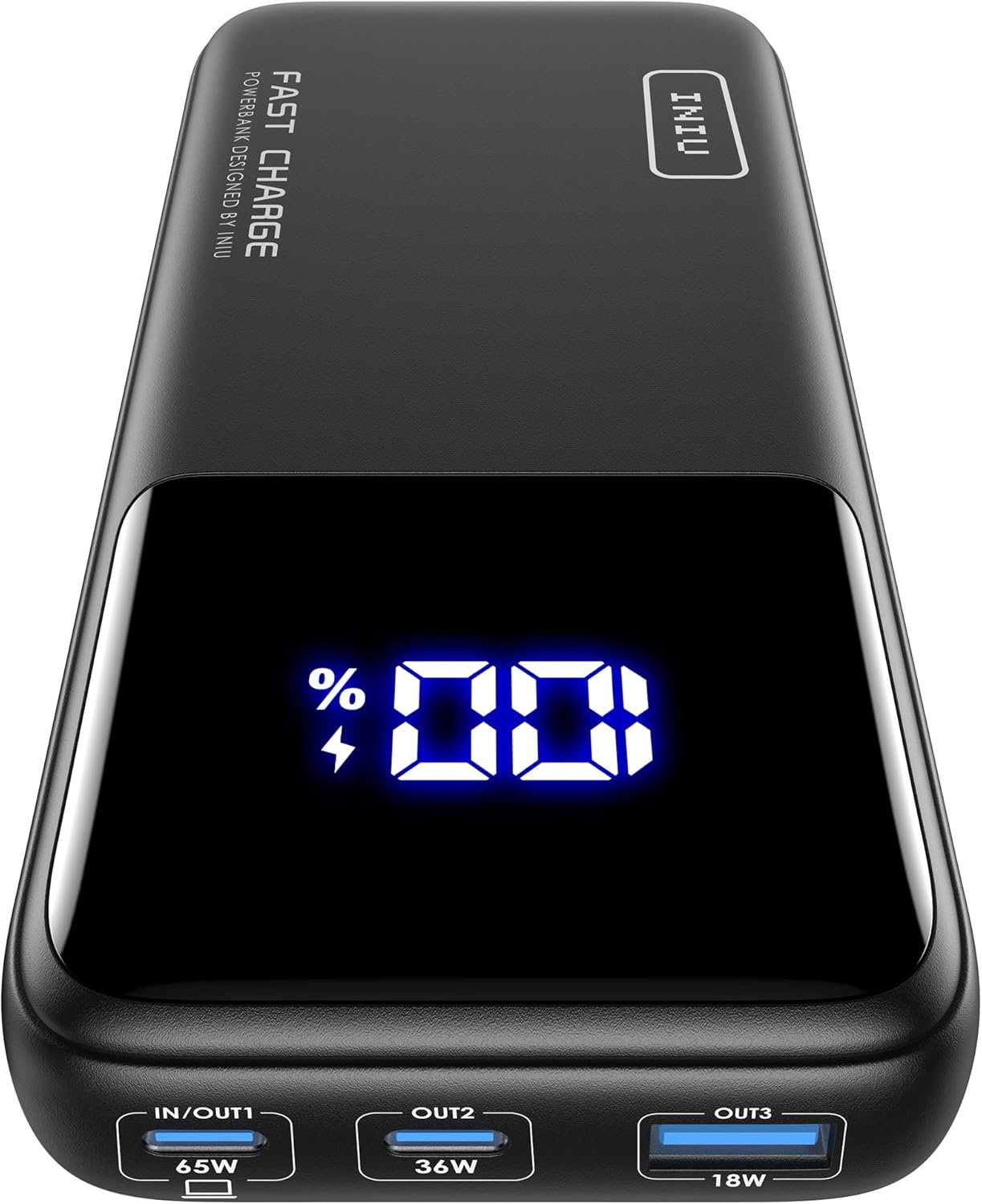 Powerbank 20000mAh, Klassische Grösse ; Schwarz