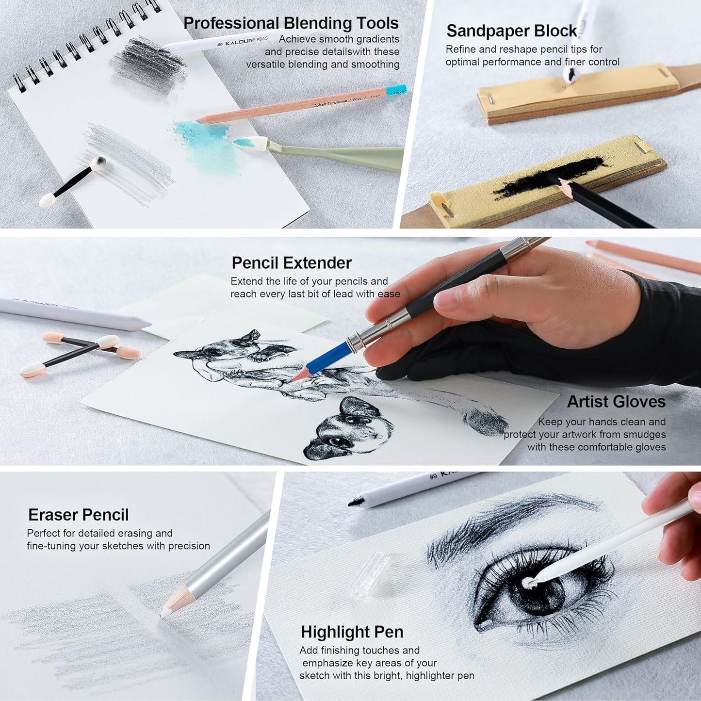 Skizzier- und Zeichenkunst-Set