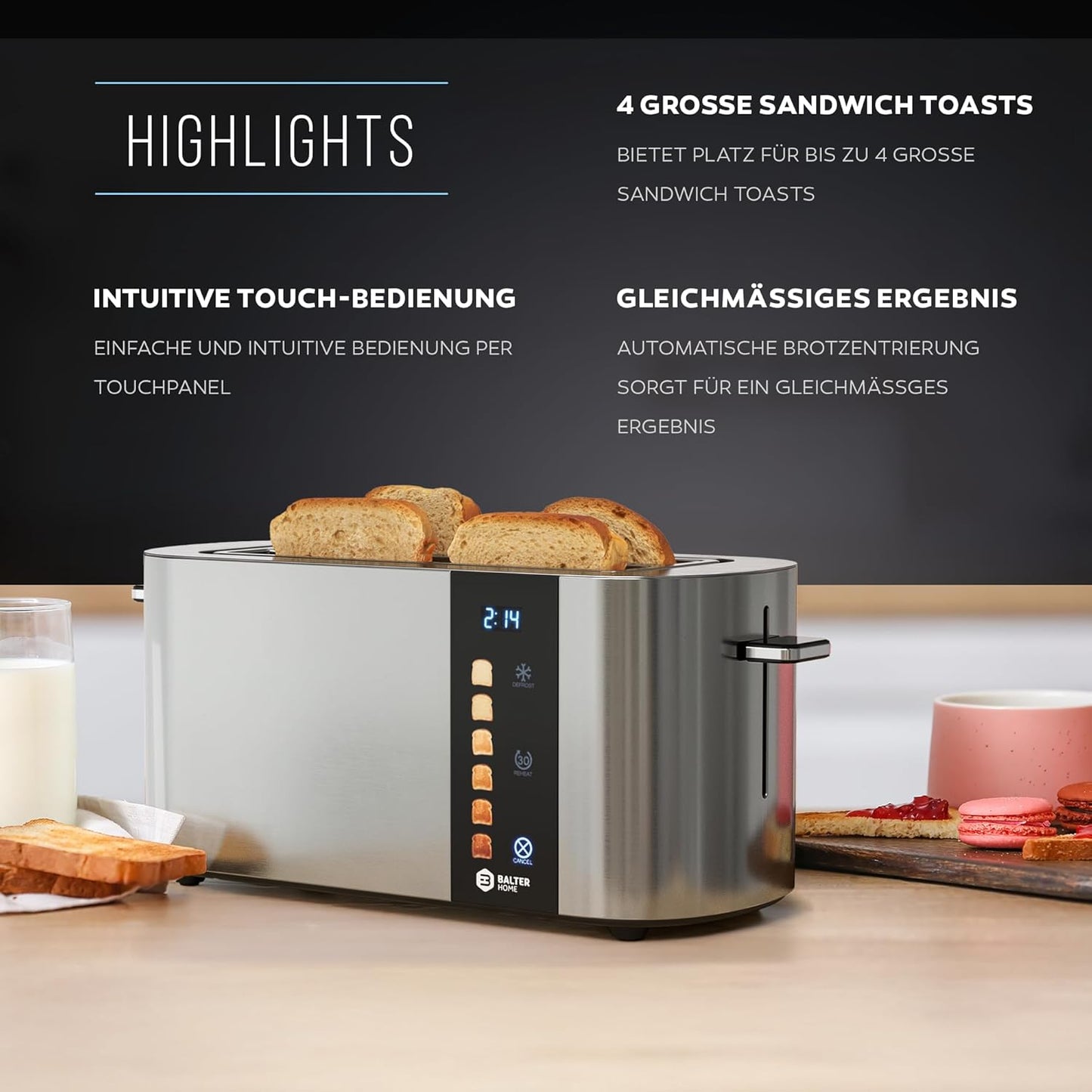 Langschlitztoaster, Ts-34-silber