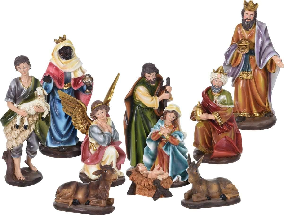 10-teiliges Weihnachts-Krippenfiguren-Set