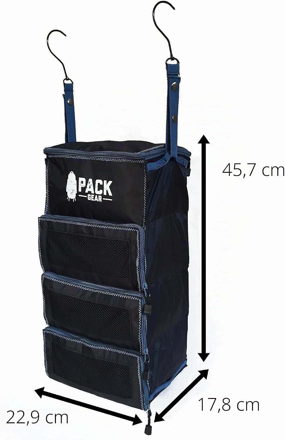 Hängekoffer-Organizer für Handgepäck Koffer, Small (Carry-On) Grün