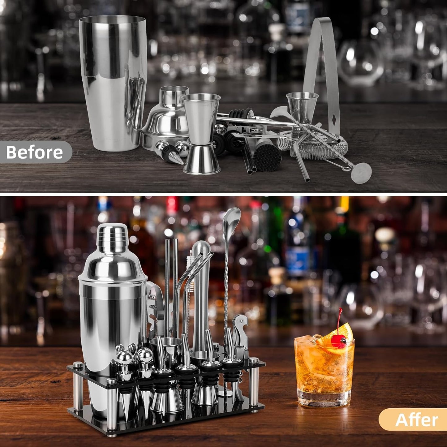 20-teiliges Cocktail-Set, Cocktail Shaker