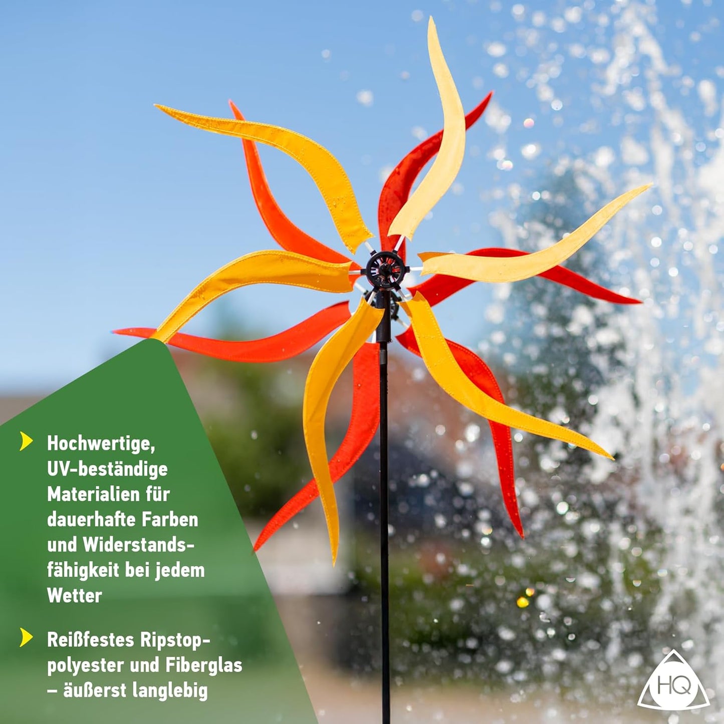 Windspiel Windrad mit Standstab (Sunbeam), Sunbeam
