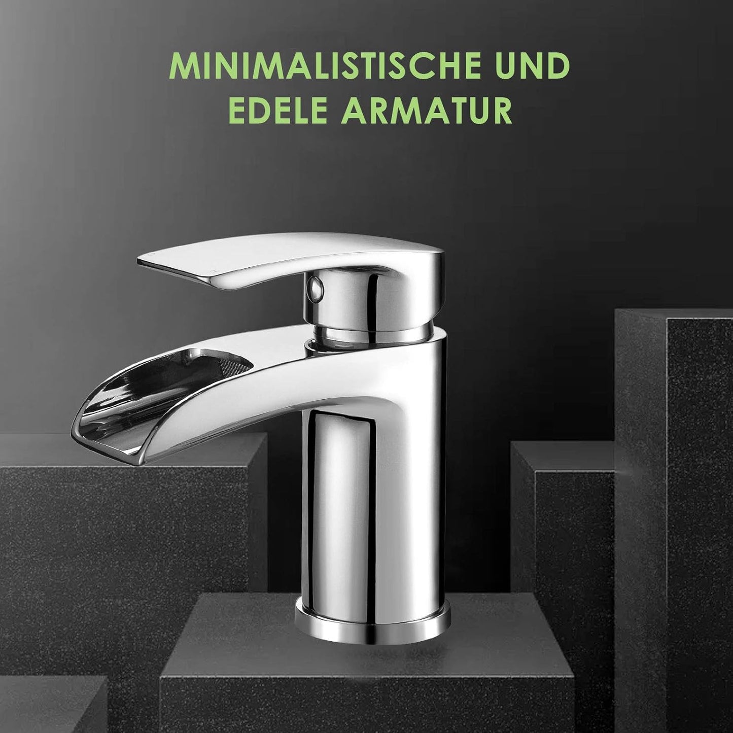 NT08B Wasserfall Waschtischarmatur