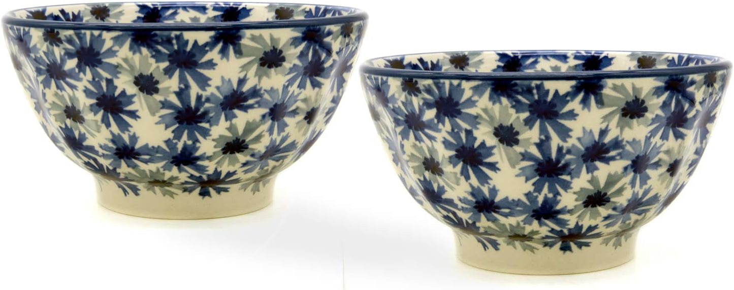 2-teiliges Reis-Schalen-Set mit Kornblumendekor, Dekor Kornblumen