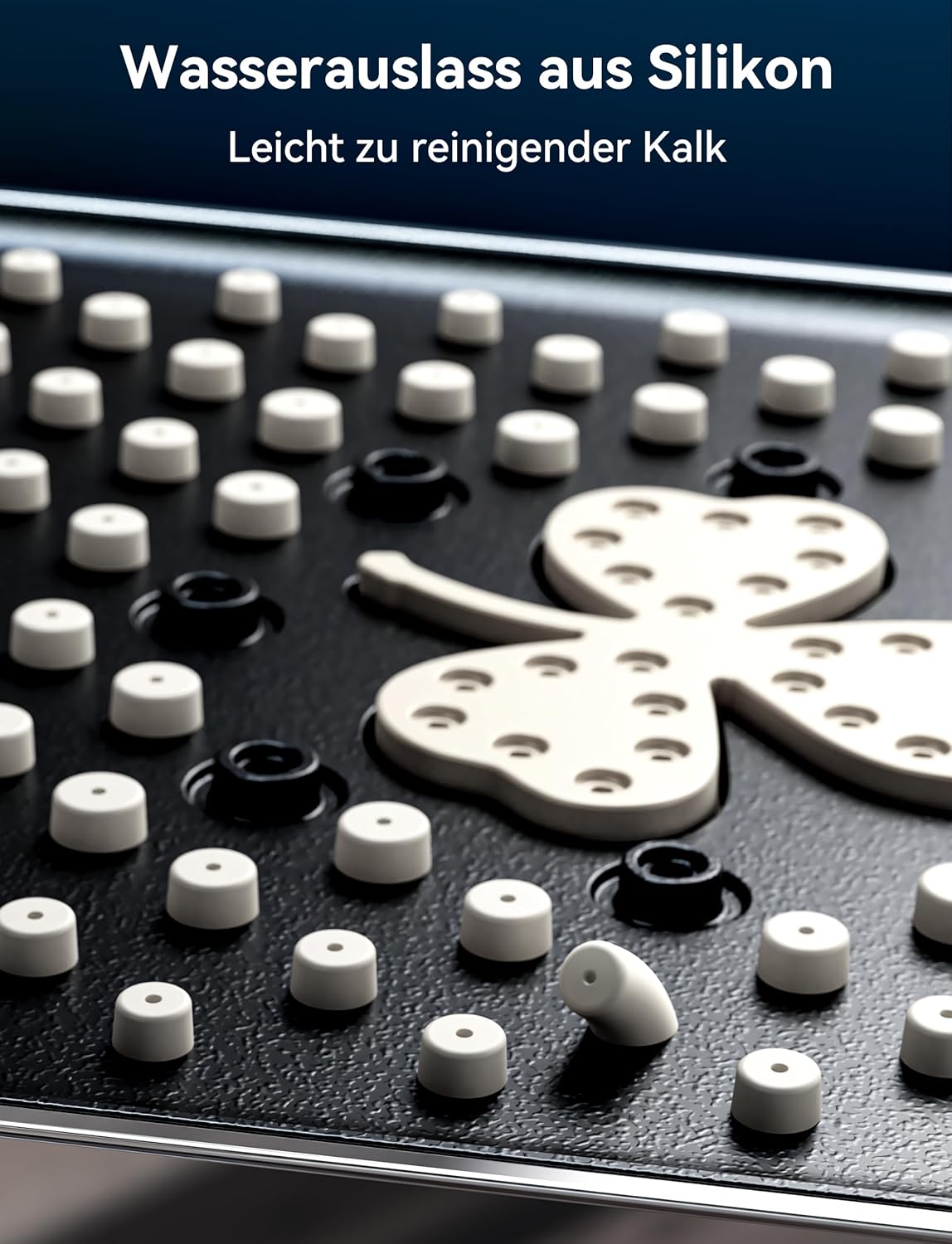 Hochdruck Duschkopf-Set mit 6 Strahlarten, Duschkopf mit Schlauch