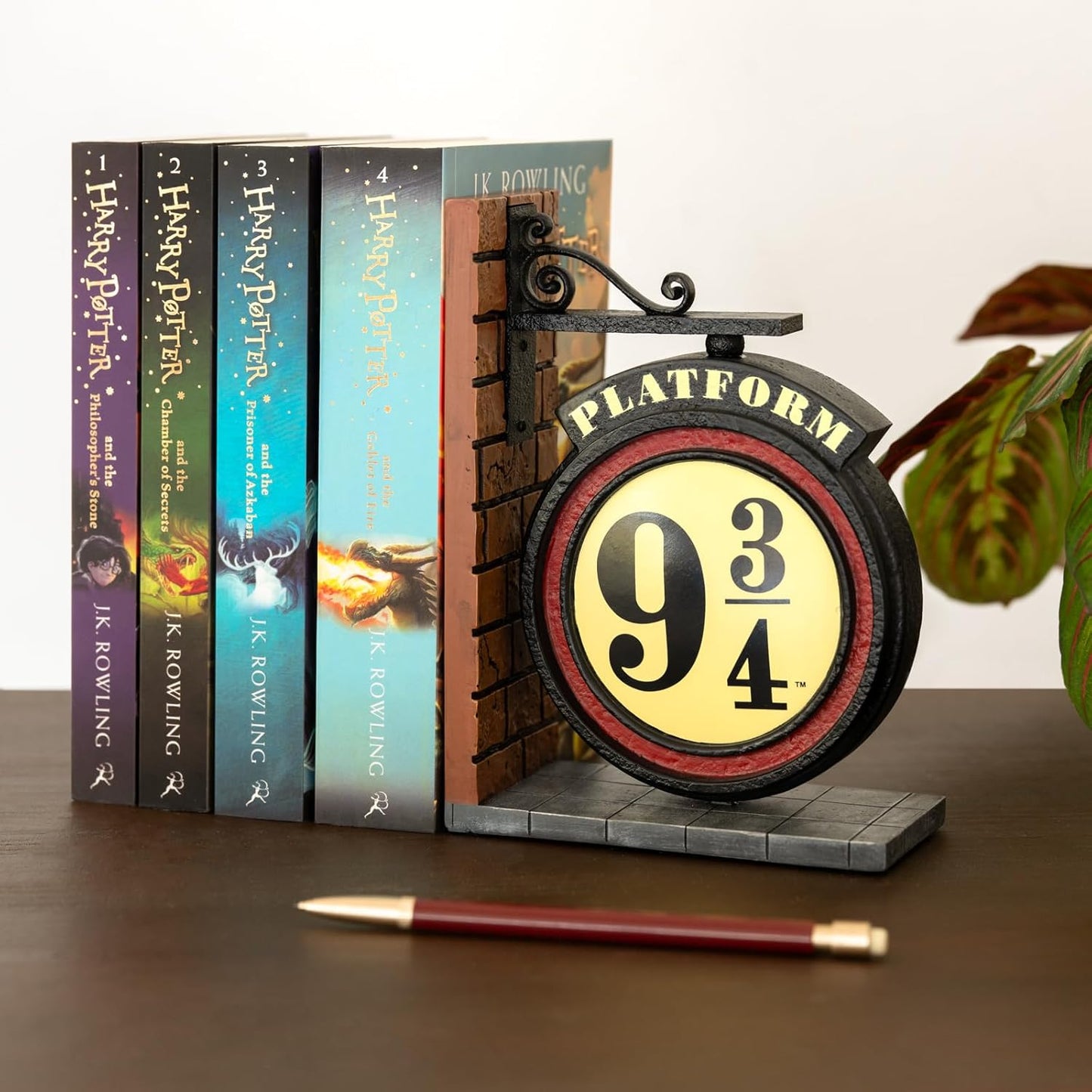 Harry Potter Gleis 9 3/4 Buchstütze, Gleis 9 3/4