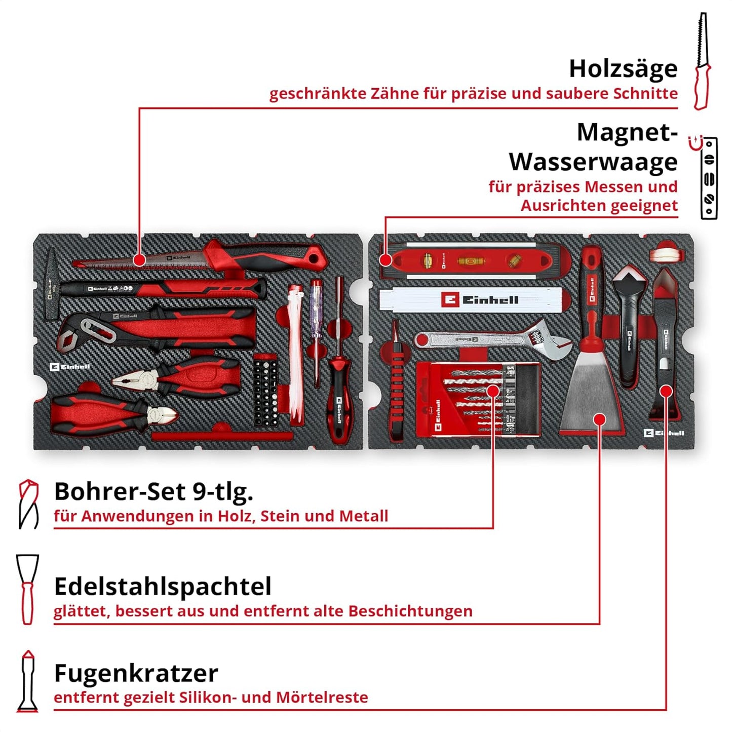 78-teiliger Werkzeugkoffer Renovierung-Set, Renovierung