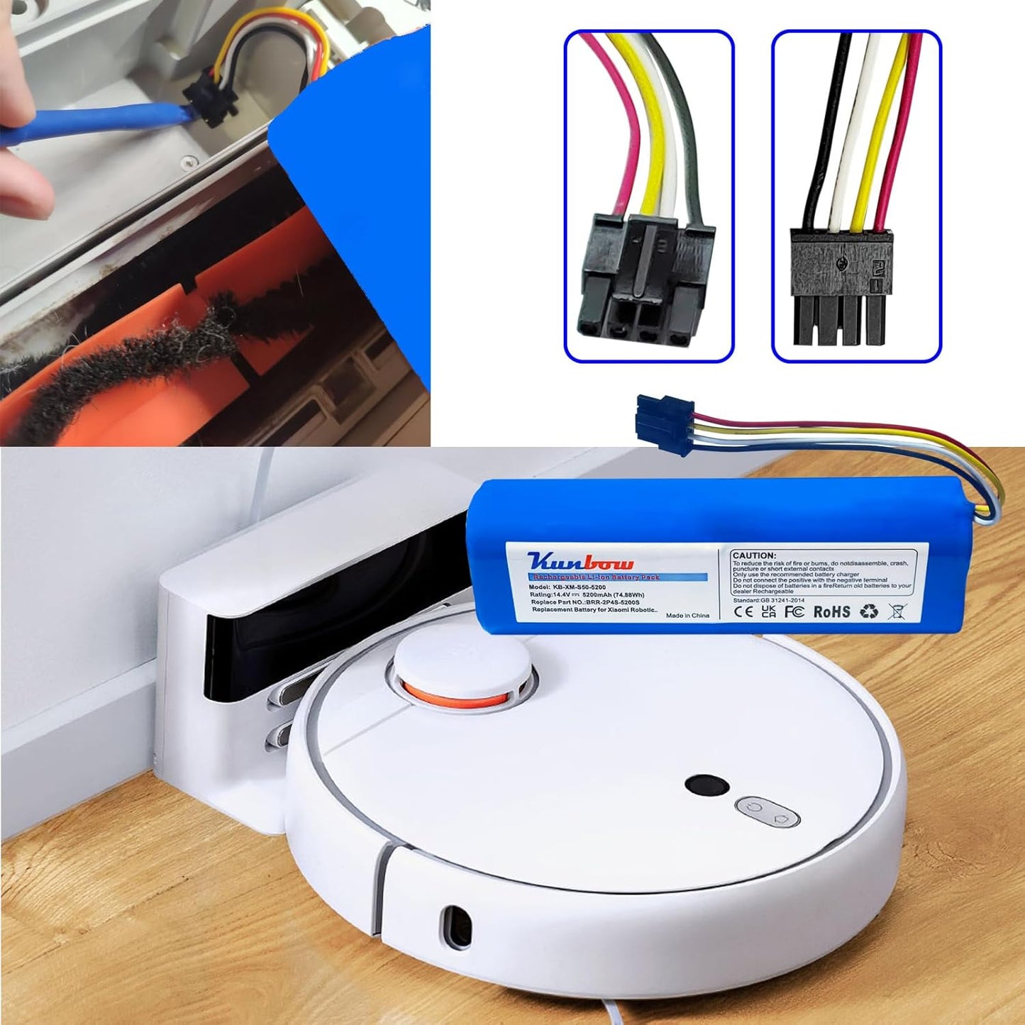 Ersatzakku für Xiaomi Roborock
