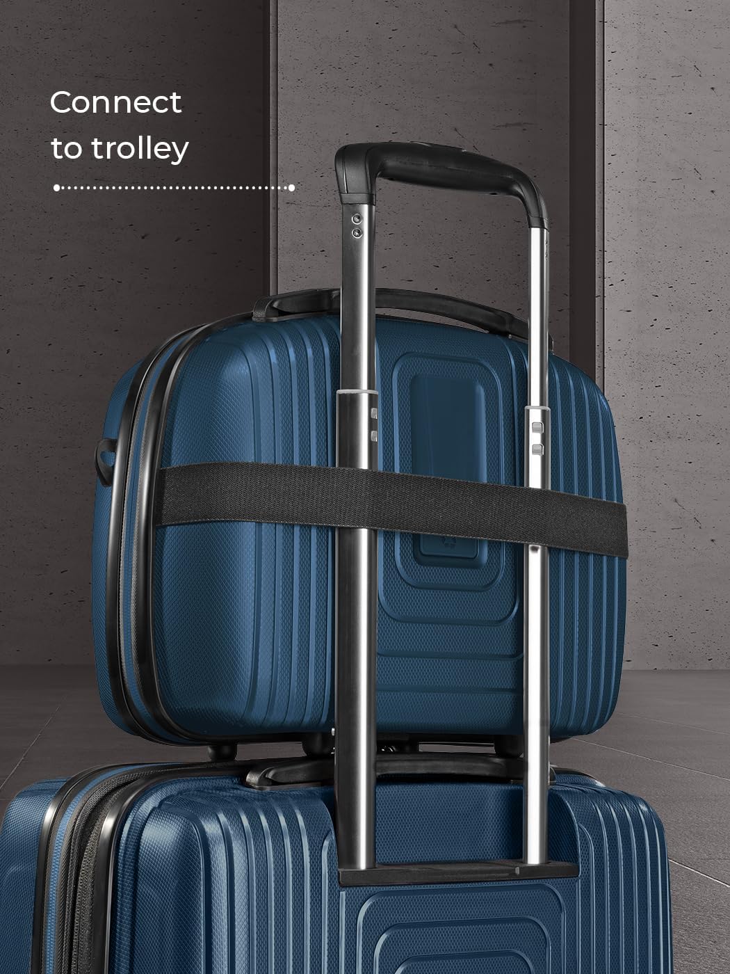 Essentials 14 Beautycase 34 cm, Dark Blue Metallic Beauty Case (34 cm)
