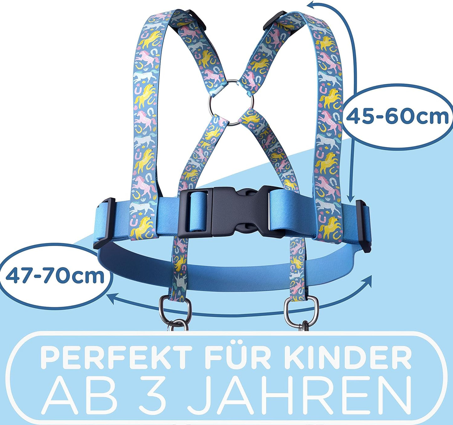 Pferdeleine, Blau