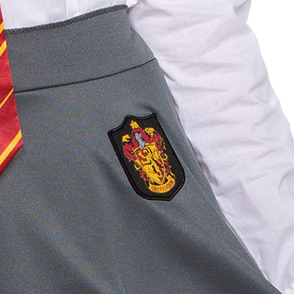 Gryffindor Rock Kostüm, Grau & Gold Women's Small (4-6)