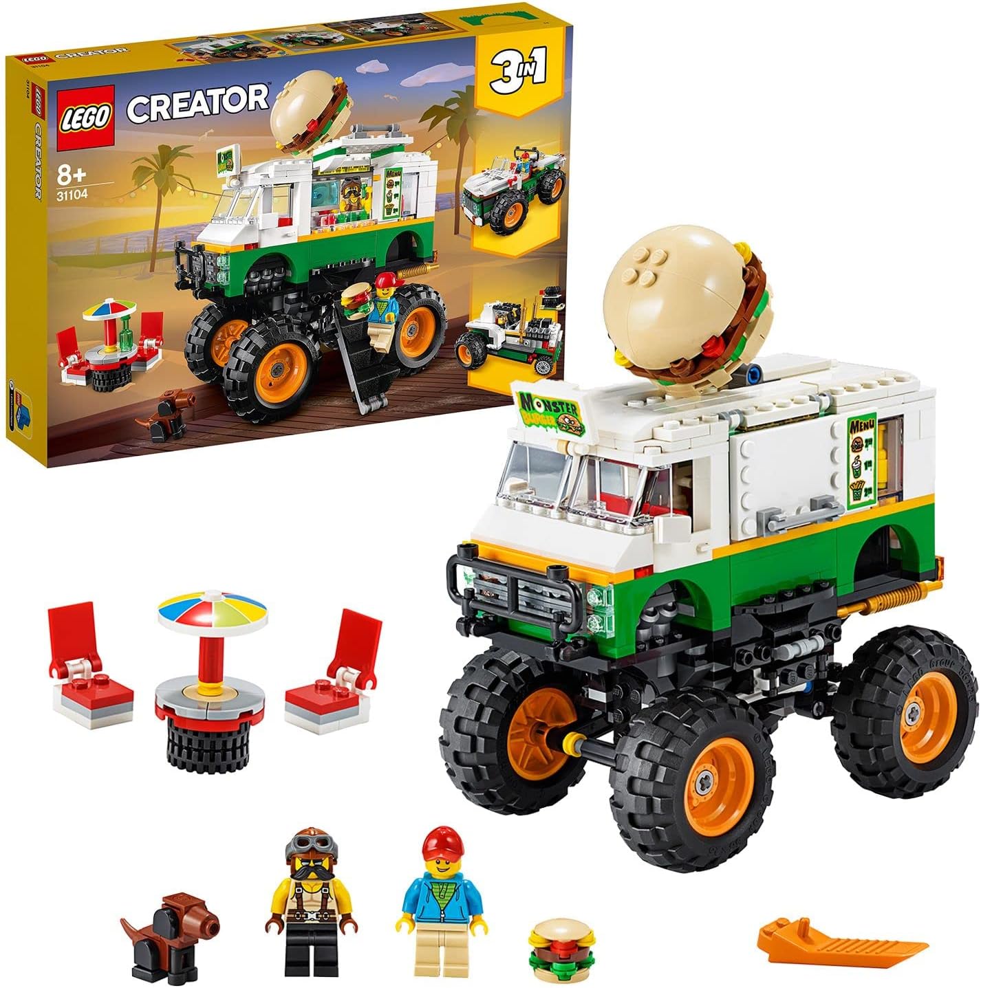 Burger-Monster-Truck, Single