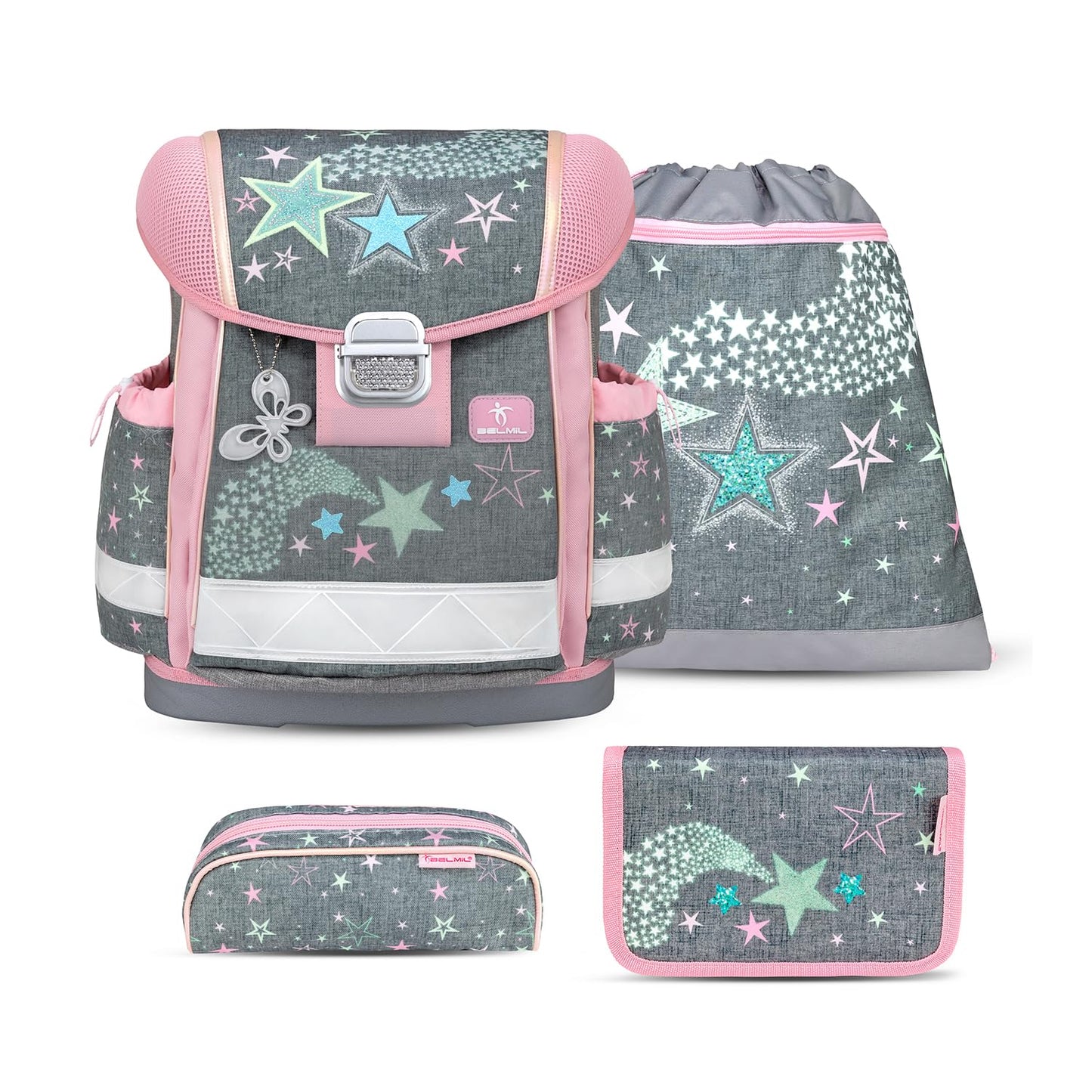 Classy Schulranzen-Set, M Shine Bright