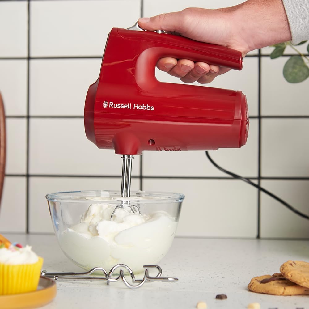 Handmixer Desire Red mit 5 Geschwindigkeitsstufen, Rot