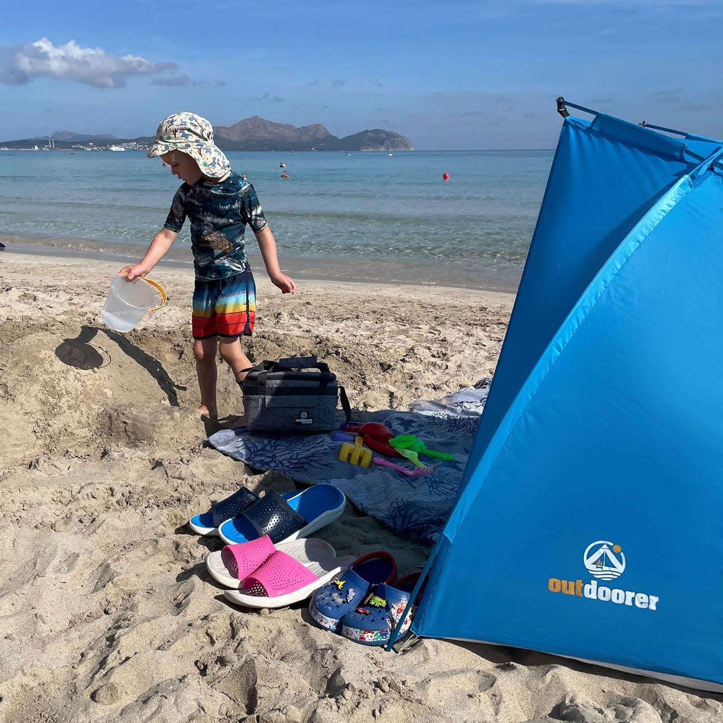 Strandmuschel Helios Air 850 mit UV 80 Schutz