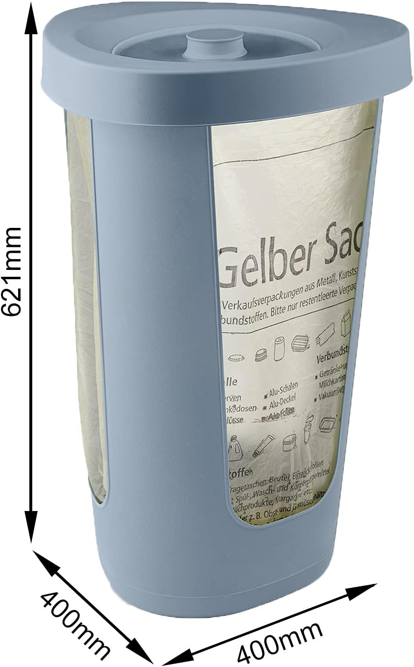 Fabu Müllsackständer 3er-Set, 3 x Müllsackständer Blau