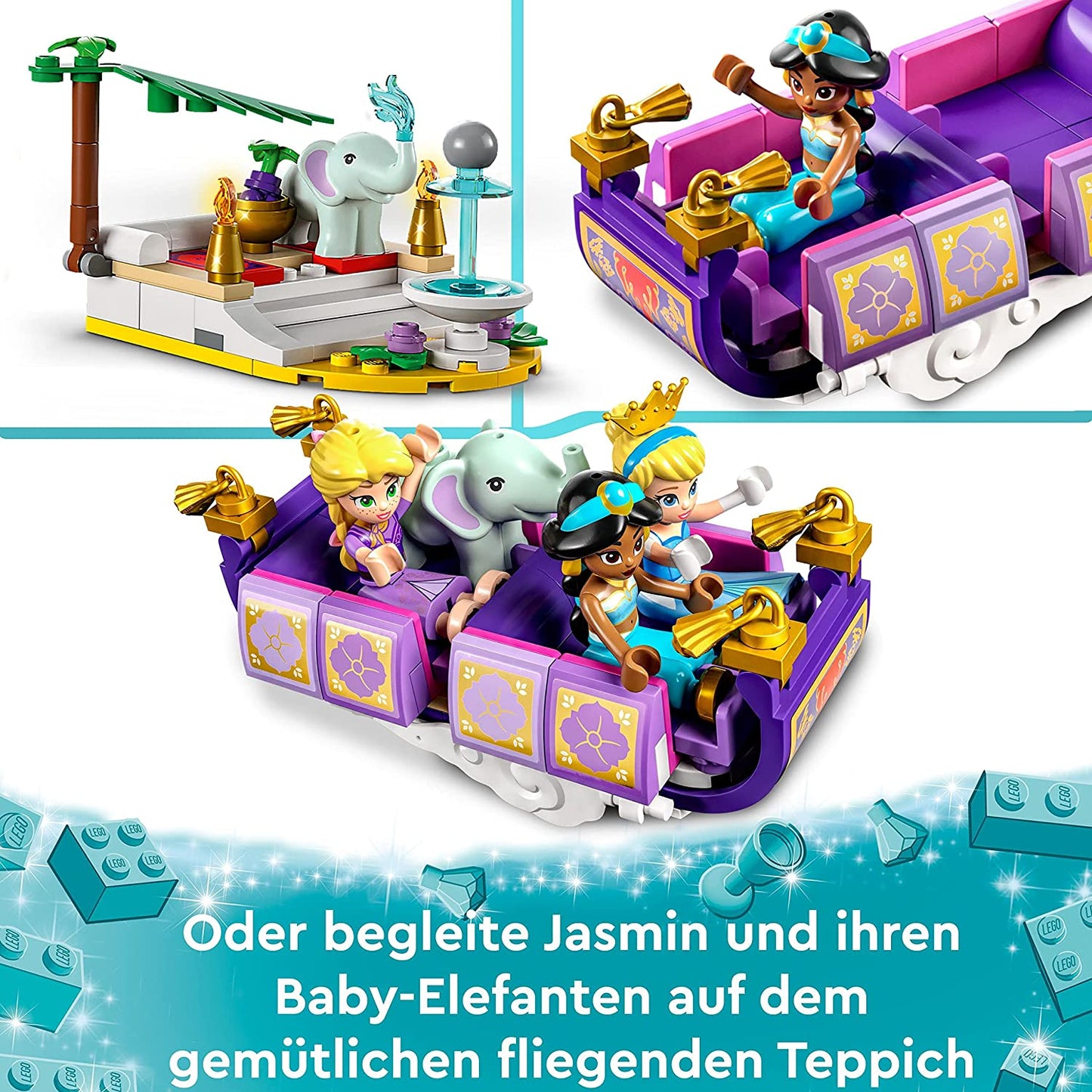 43216 Disney Princess Prinzessinnen auf magischer Reise, Konstruktionsspielzeug, Single