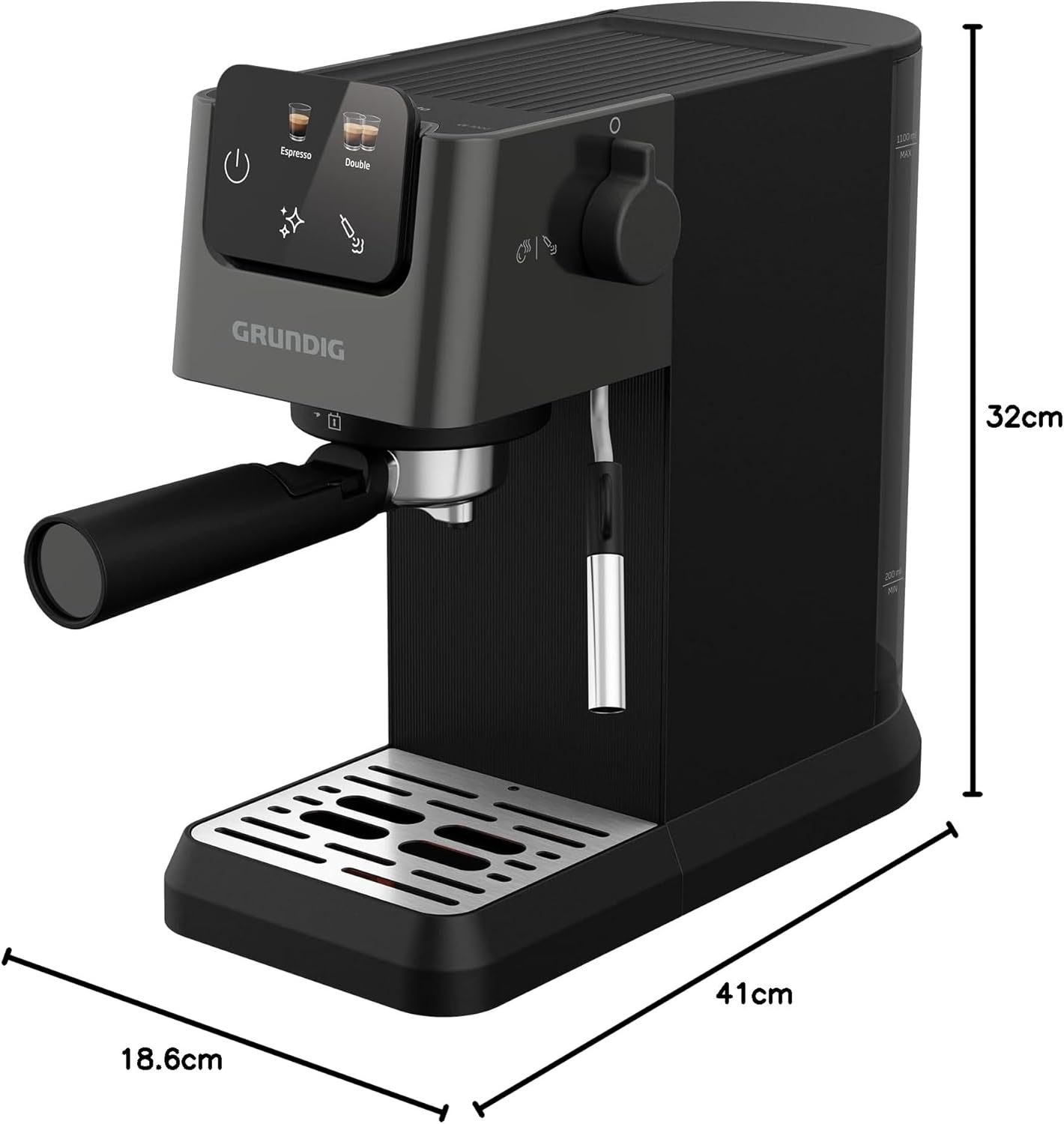 Siebträgermaschine KSM 4330, Michlaufschäumdüse