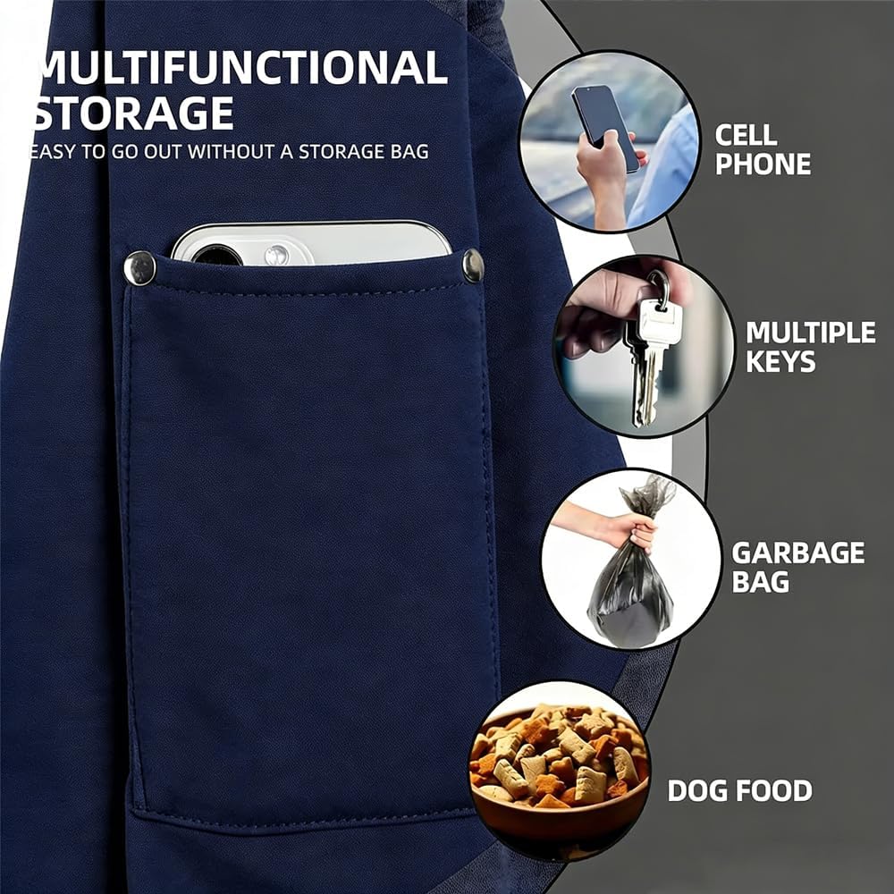 Wendbare Hundetragetasche bis 15 kg, Blau