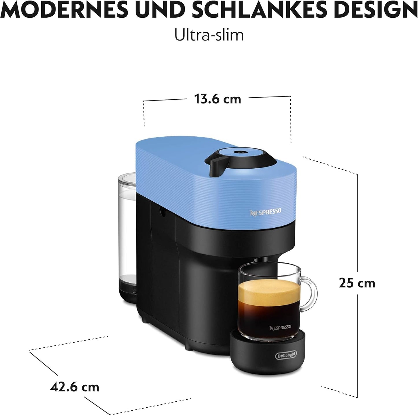 Vertuo Pop Kaffeekapselmaschine, Ohne Aeroccino Pacific Blue