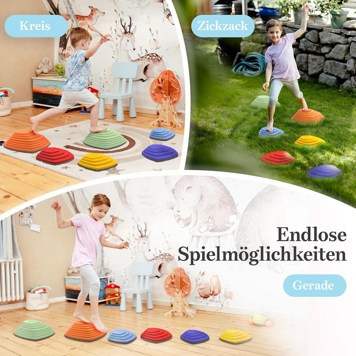 6er-Set Flusssteine, 6er Set