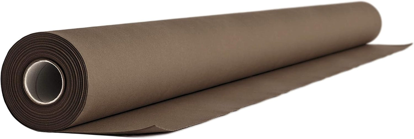 Airlaid Tischdeckenrolle, 2400 x 120 cm (Rechteckig) Braun