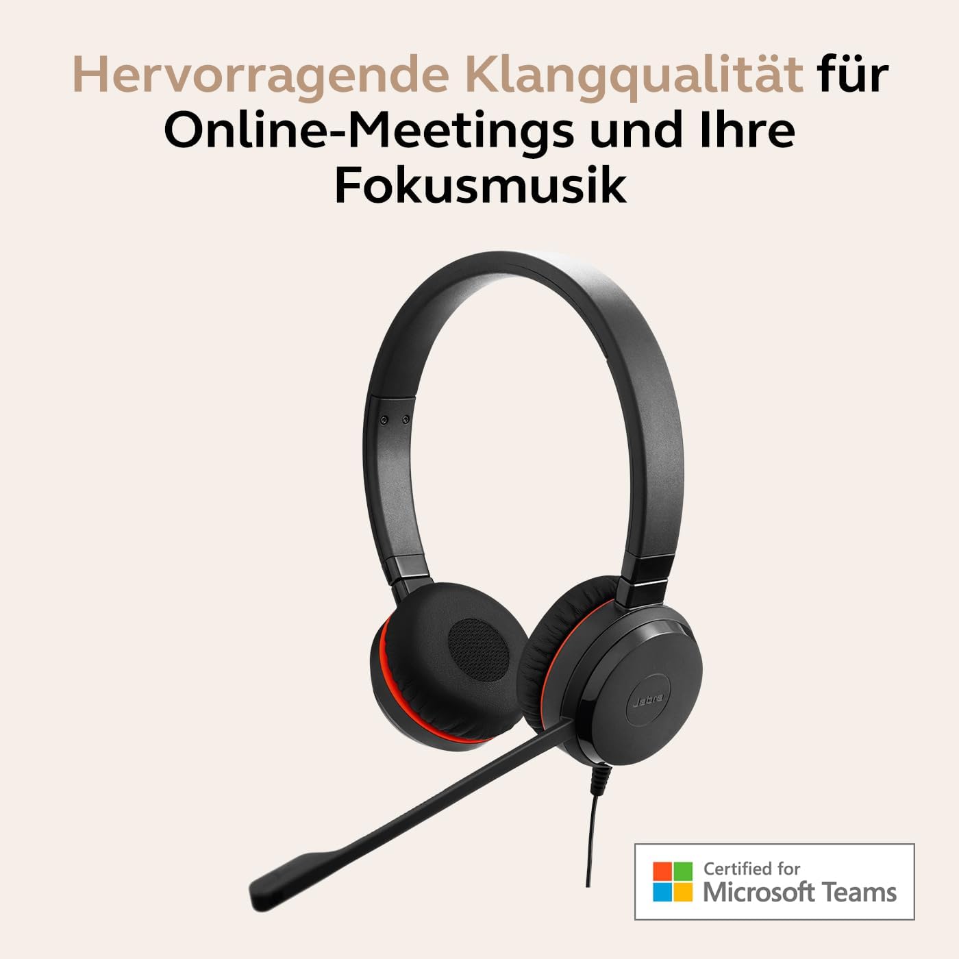 Evolve 30 II Stereo-Headset mit Geräuschunterdrückung