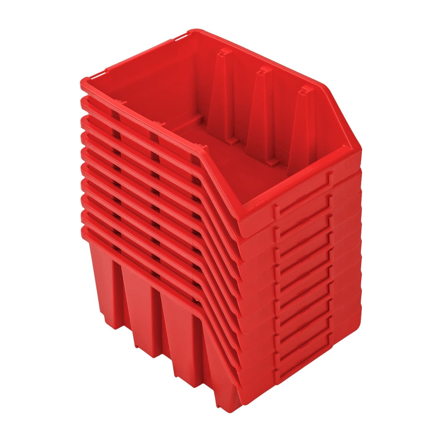 Stapelboxen-Set, 10 Rot