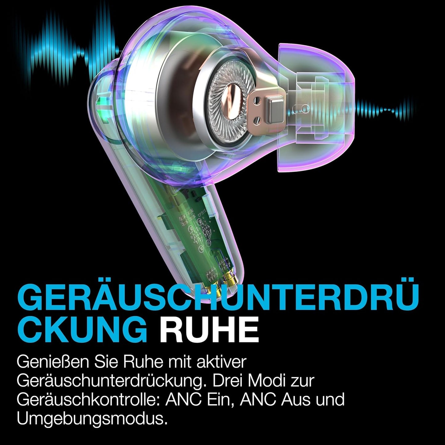 Go Pods In-Ear Kopfhörer, Pods ANC Lila