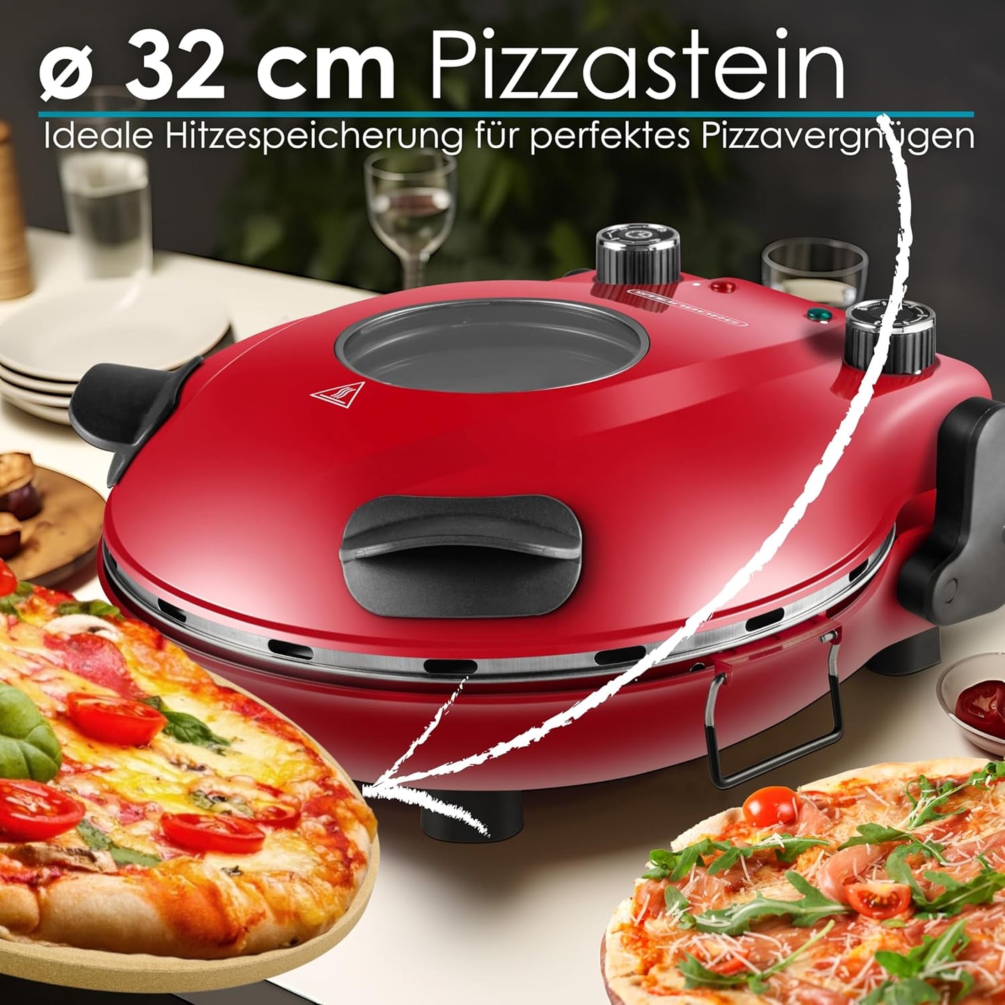 Elektrischer Pizzaofen