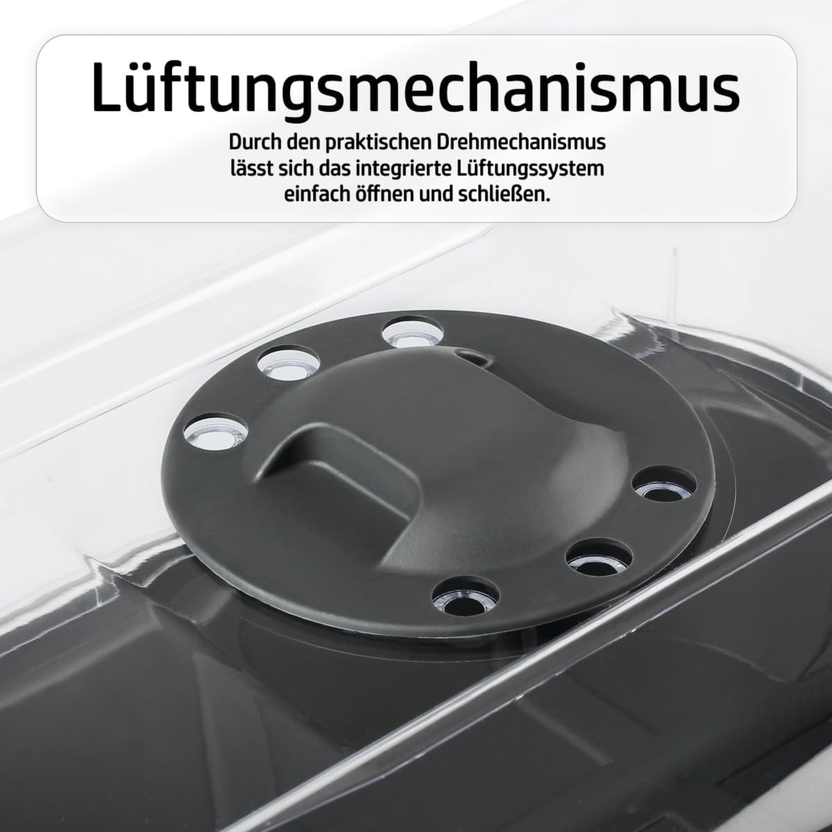 Zimmergewächshaus mit Belüftung, M