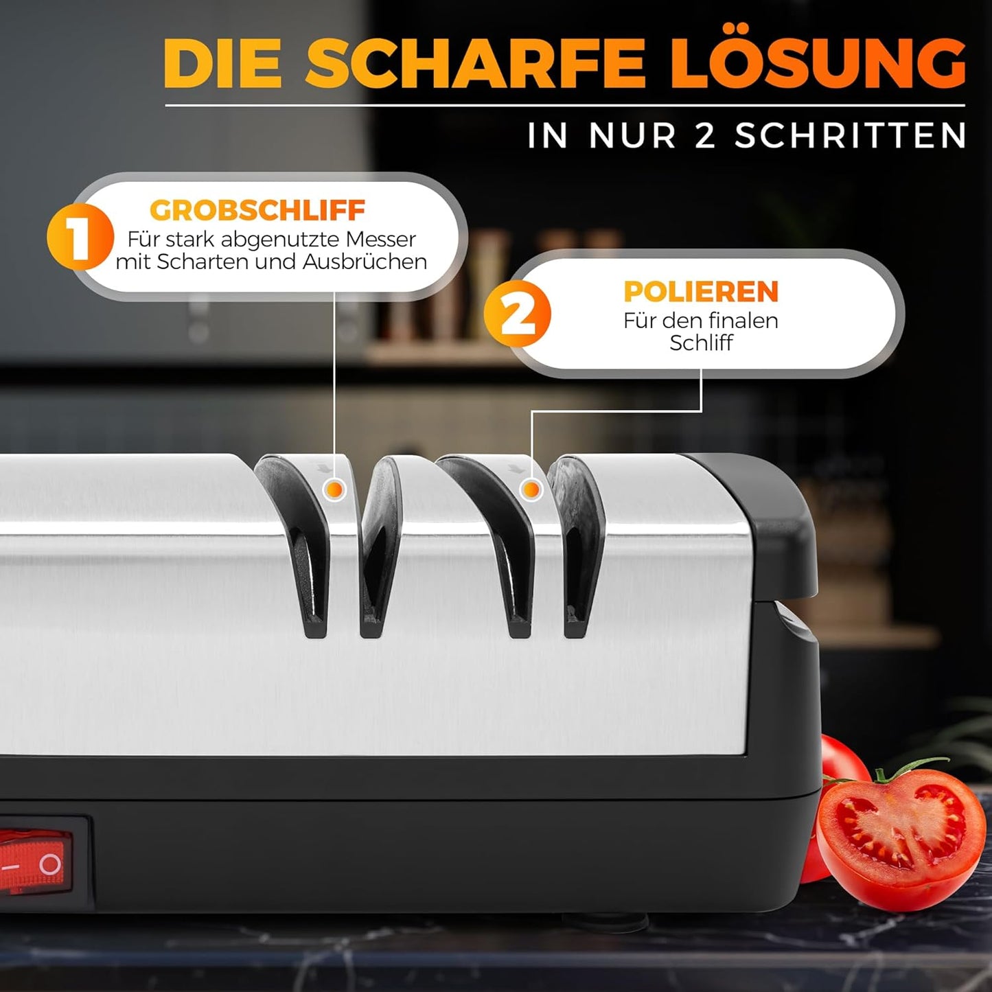 Elektrischer Messerschärfer