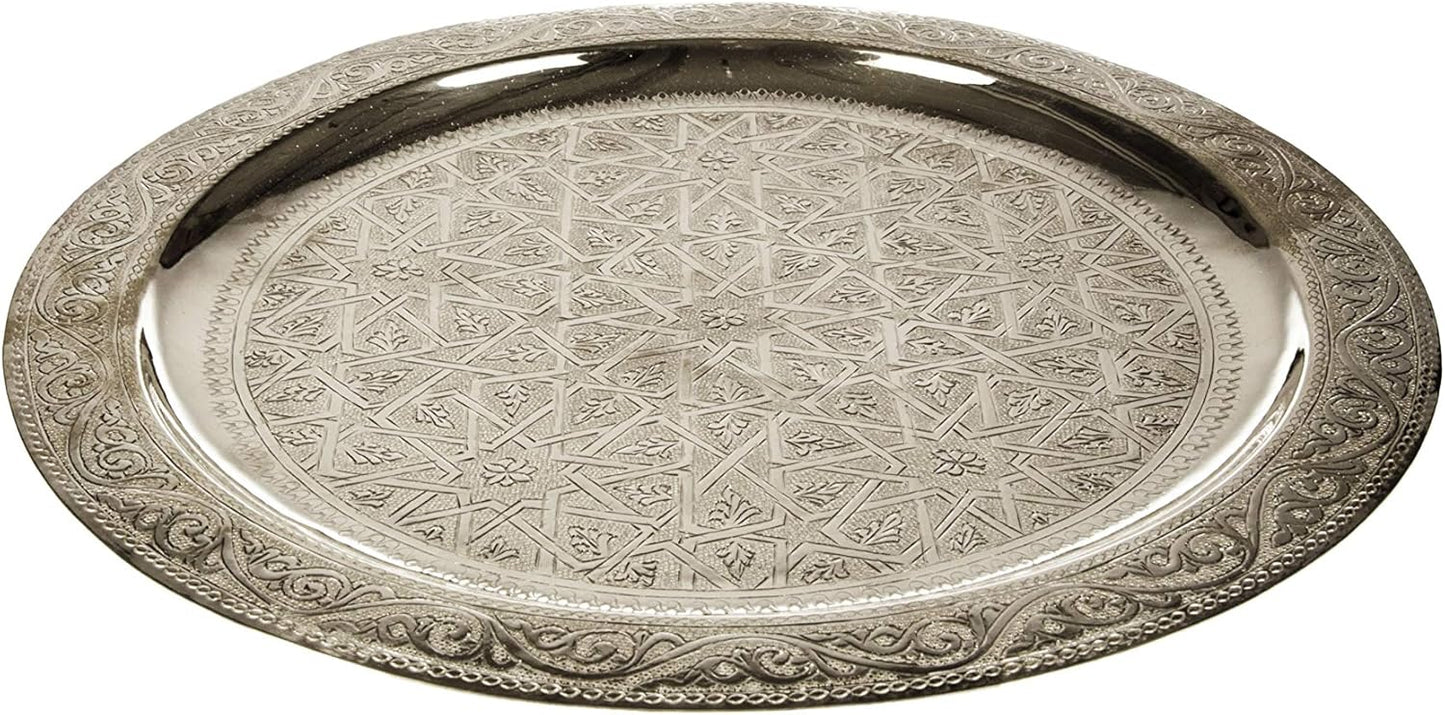 Rundes Orientalisches Tablett
