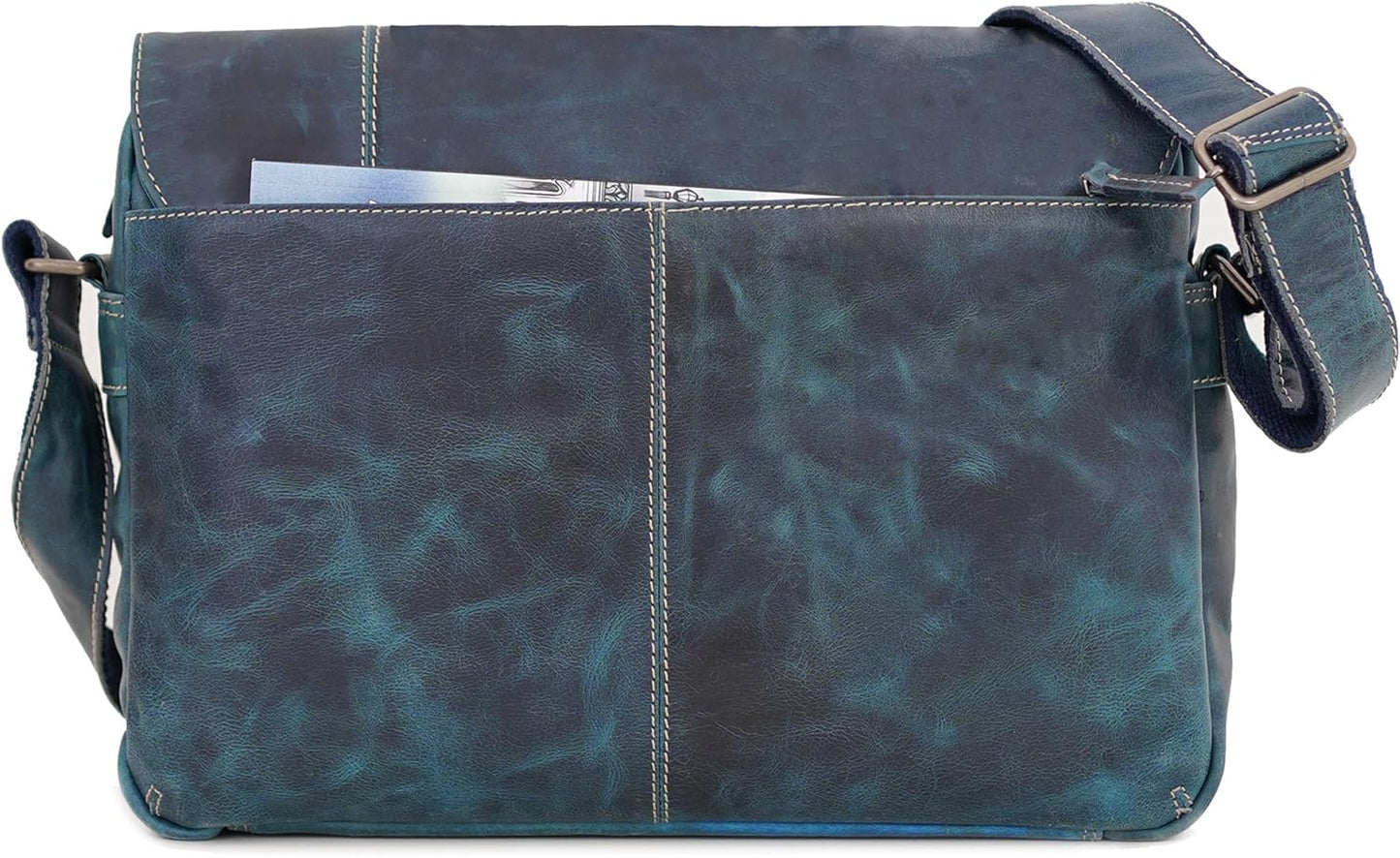Dylan Umhängetasche mit Laptopfach, Dylan Blau