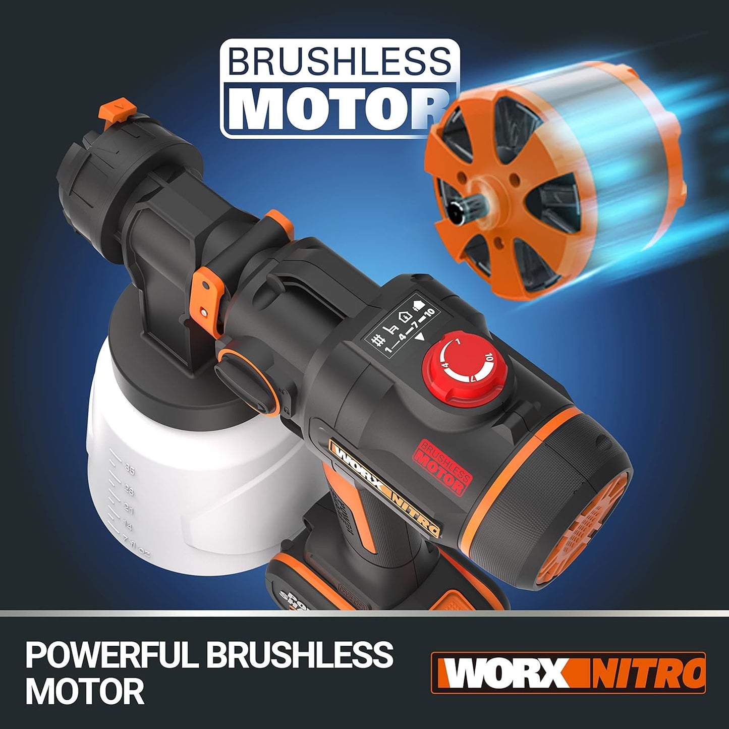WX020.9 Nitro, ohne Akku & Ladegerät