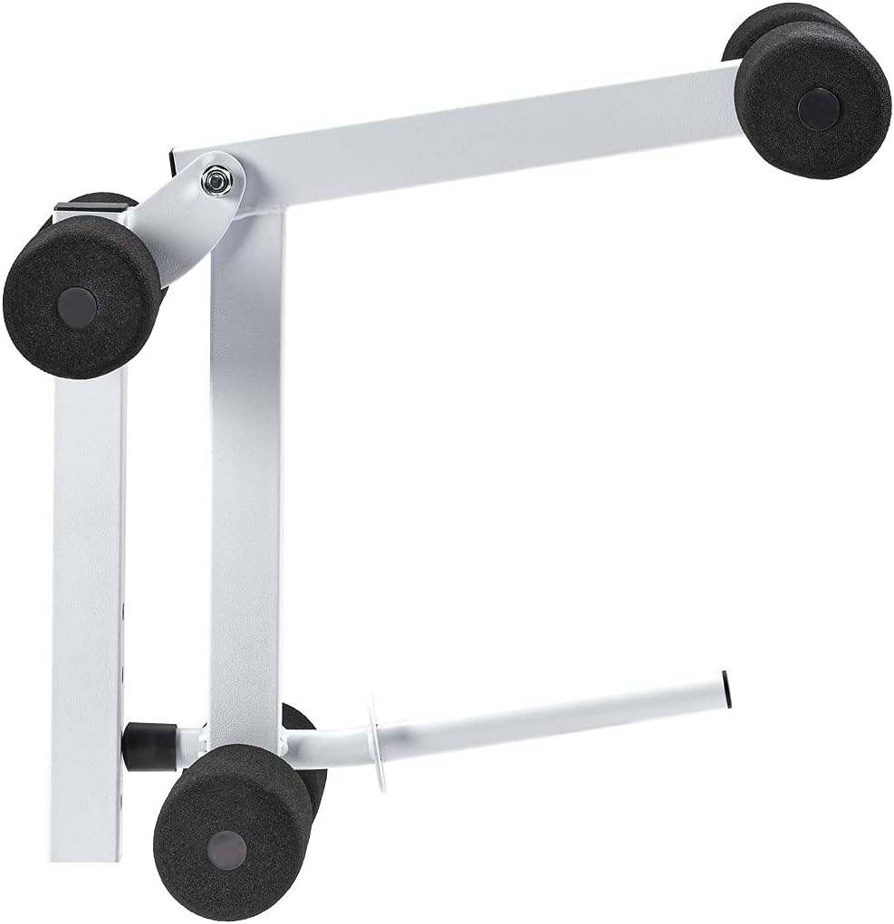 Zubehör für Hantelbank: Beinstrecker/-beuger, Weiss