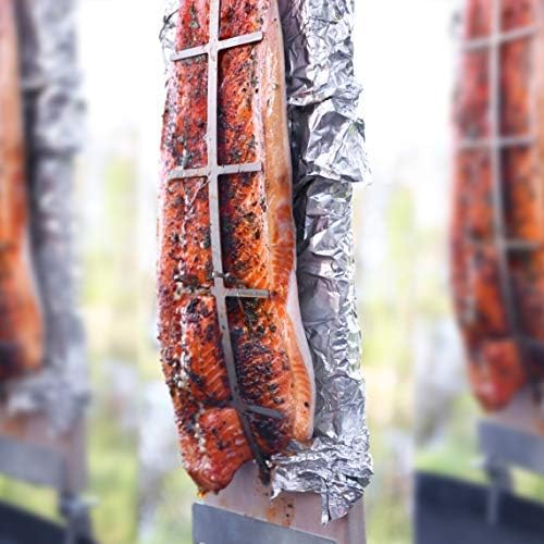Flammlachsbrett für Feuerschale & Grill