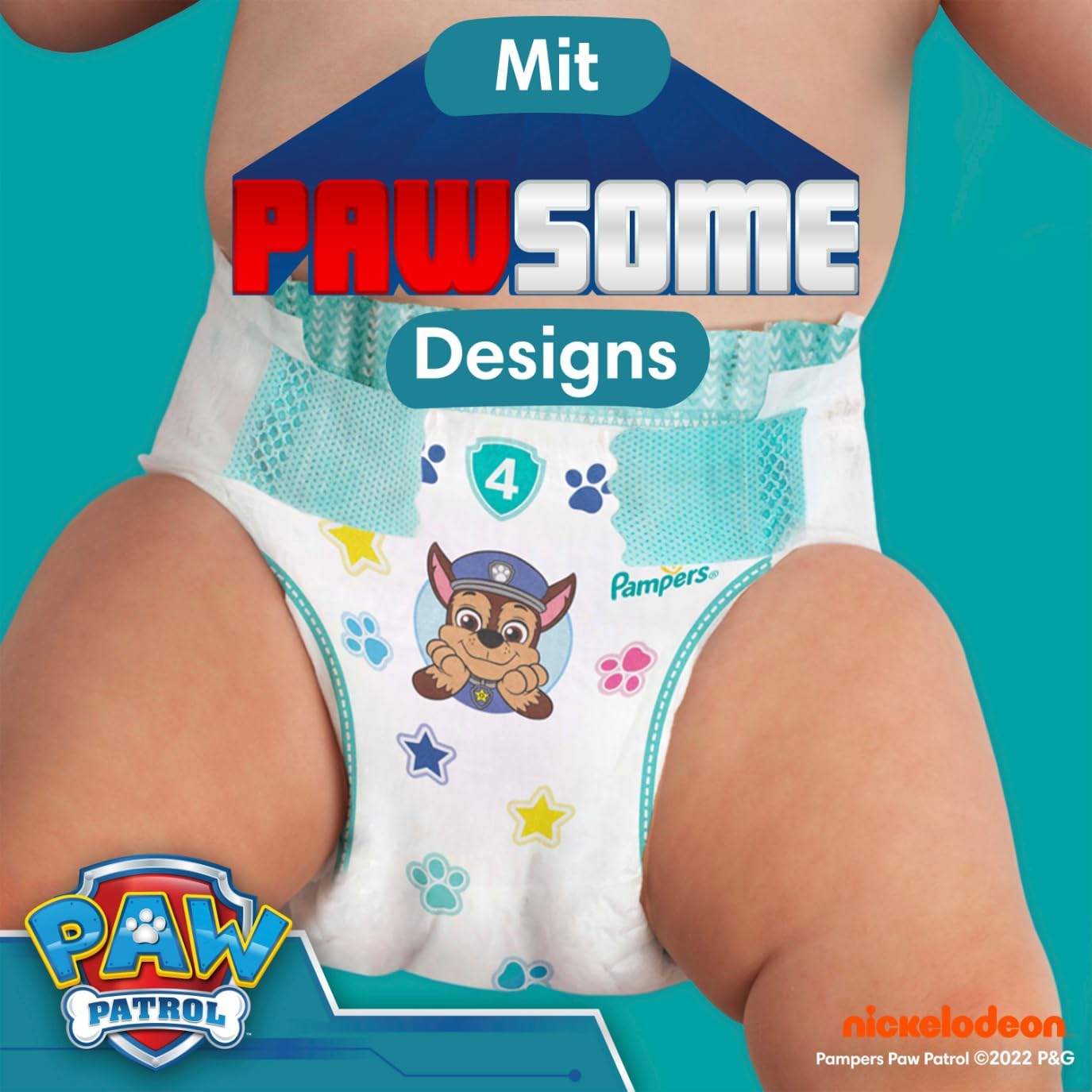 Baby-Dry Windeln Paw Patrol Edition Grösse 6 (164 Stück), Größe 6 (164 Stück)