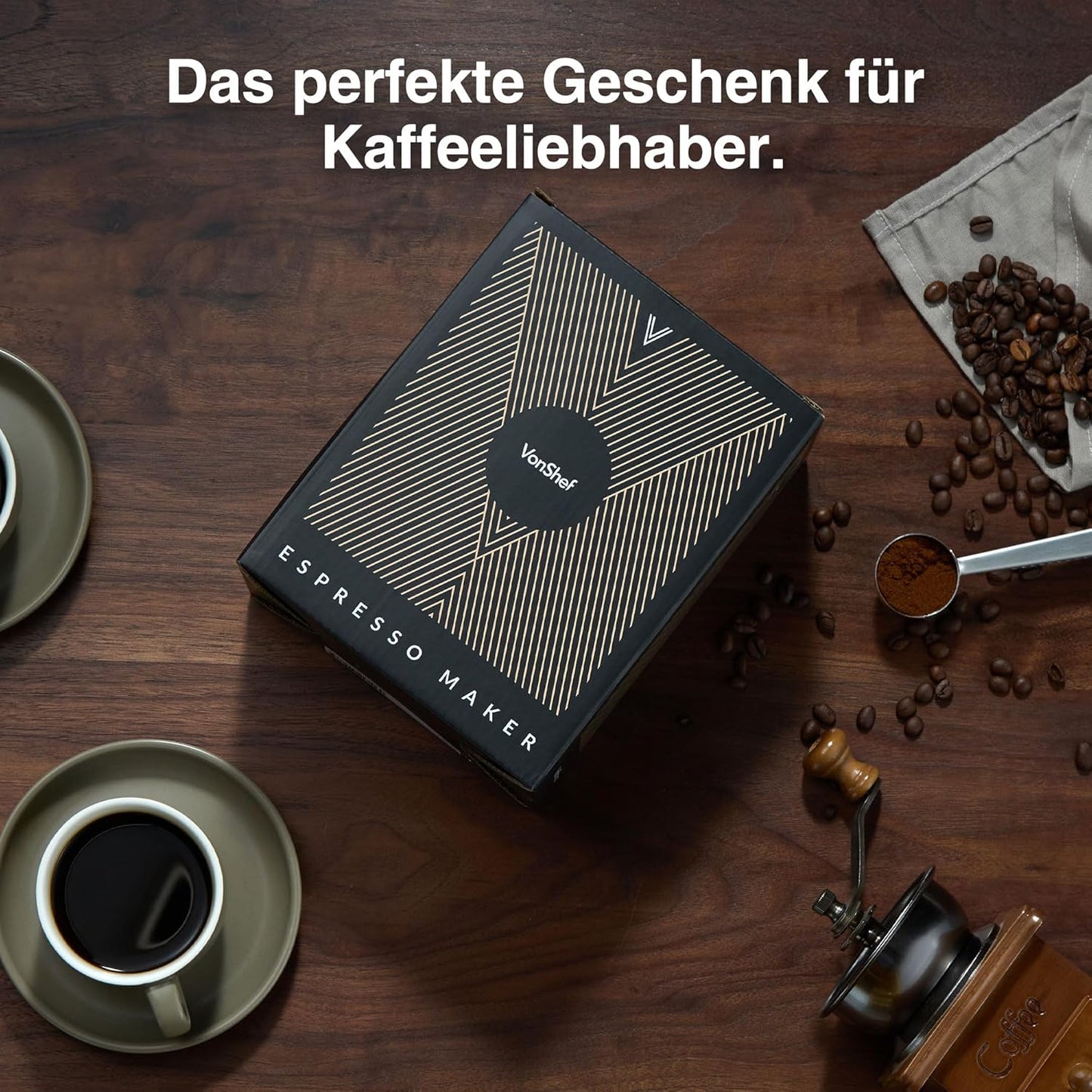 Espressokanne für Herd, 450ml / 9 Tassen