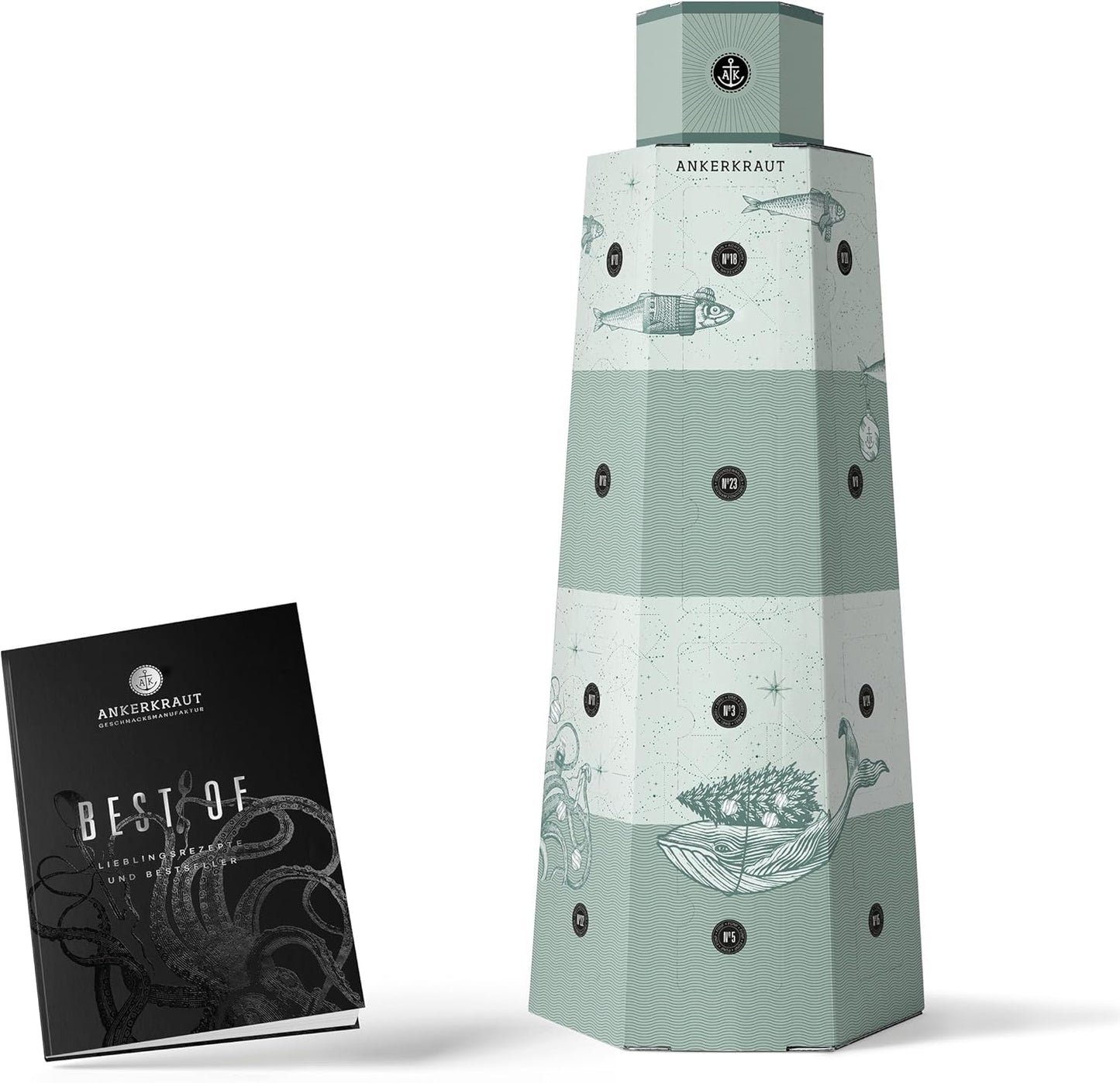 Best Of Adventskalender 2025 mit Gewürzen & Kochbuch, Best Of