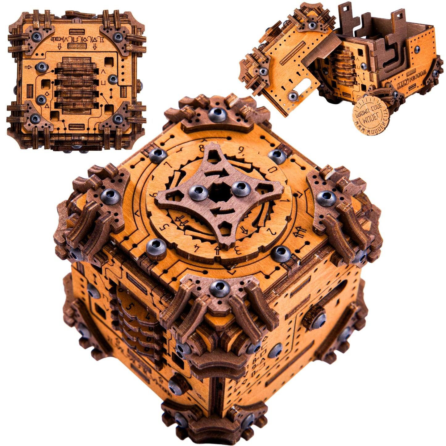Tesseract 3D Holzpuzzle