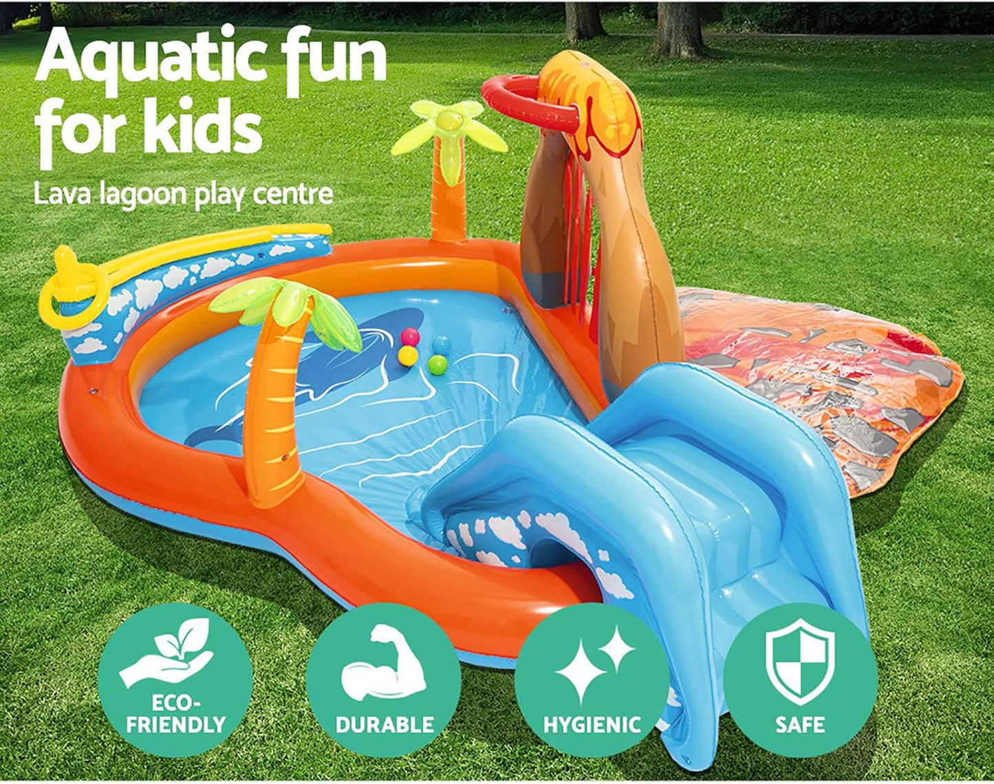 Wasserspielcenter Lava Lagoon für Kinder ab 2 Jahren