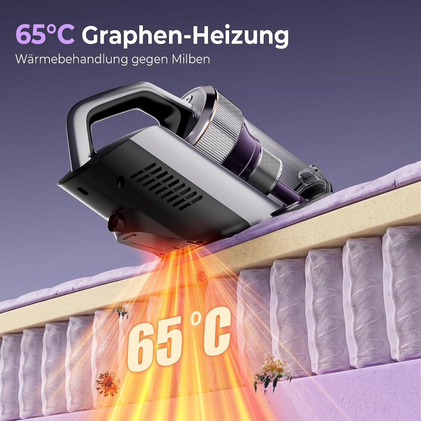 BX8 Pro Milbensauger mit UV-C & Heiztechnologie