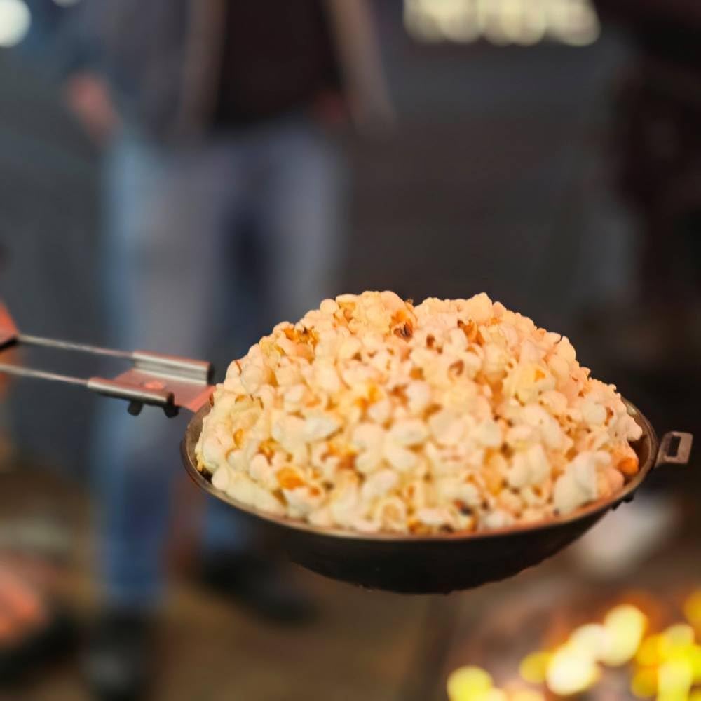 Popcornmaker für Lagerfeuer & Feuerstelle