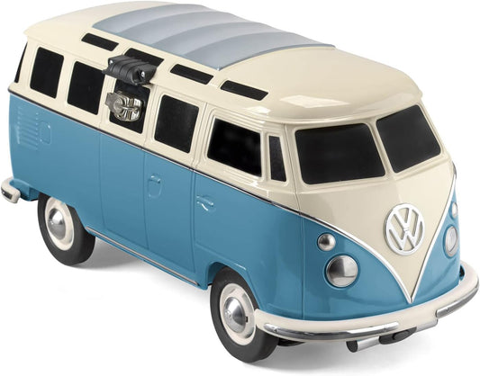 Fahrbare Kühlbox in Bulli Bus Form, Blau