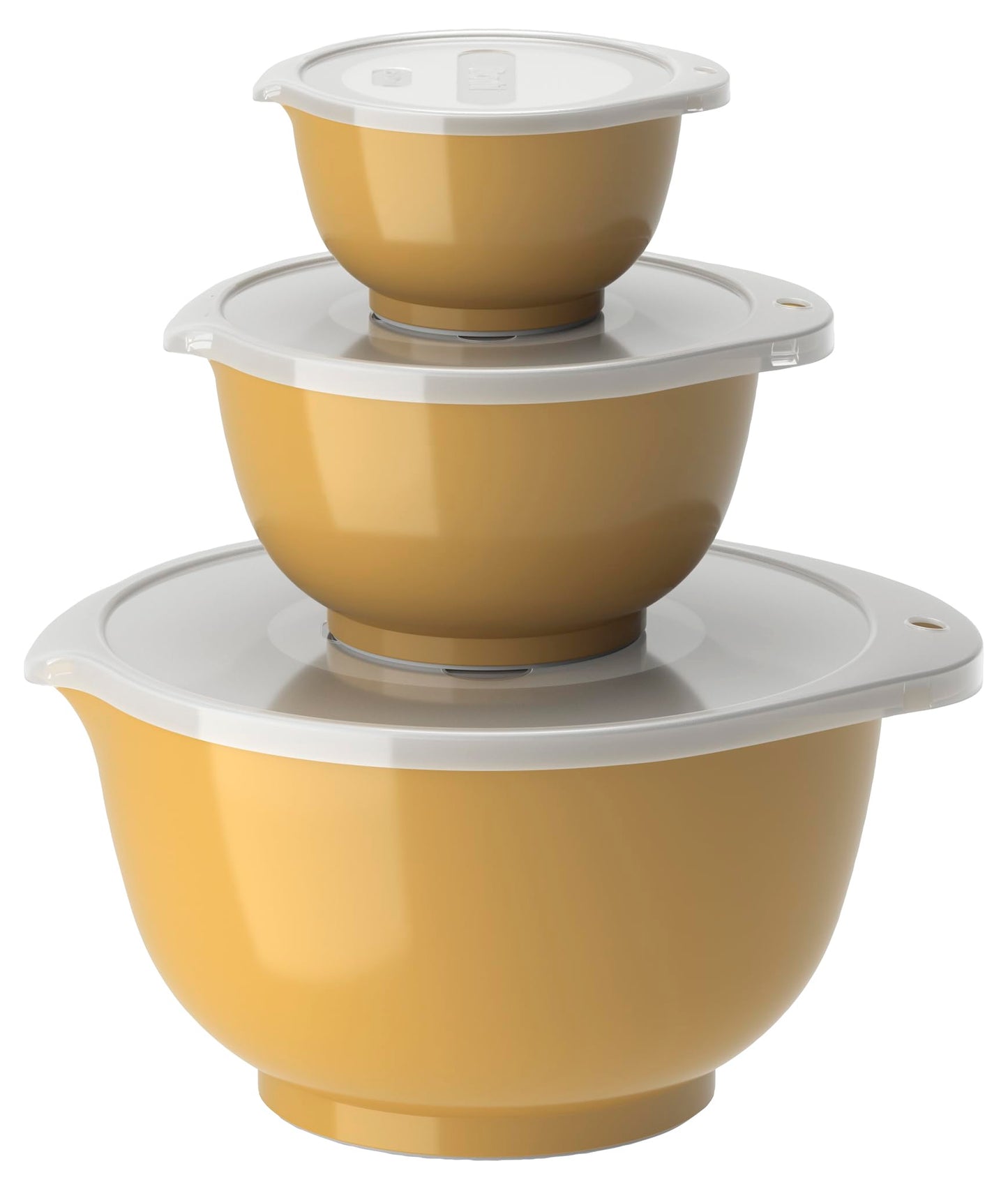 6-teiliges Margrethe Rührschüssel-Set, 22,7 x 22,7 x 15,6 Curry