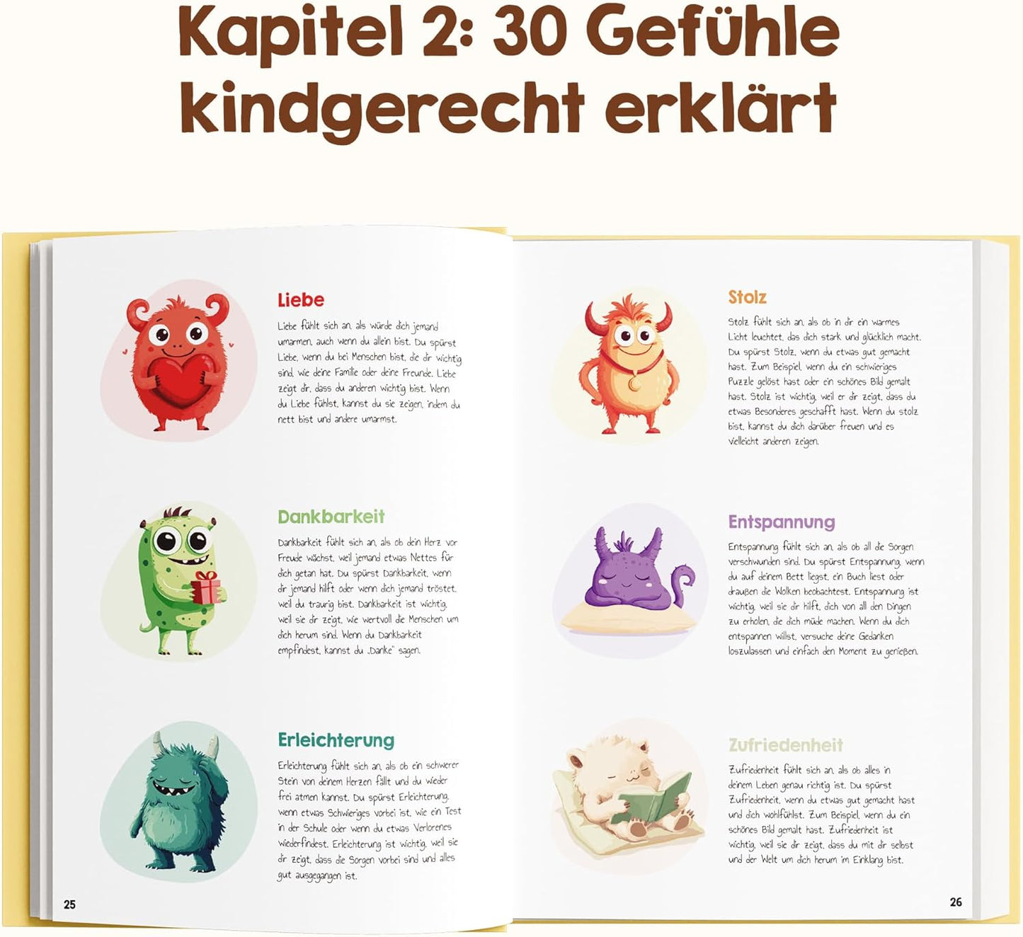 Gefühlstagebuch für Kinder, Gelb