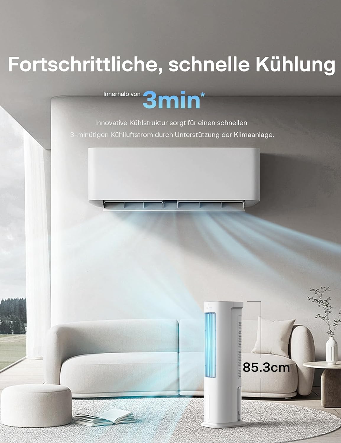 Luftkühler, 85CM Turmventilator
